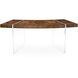 Deco European Walnut Curl Veneer Desk