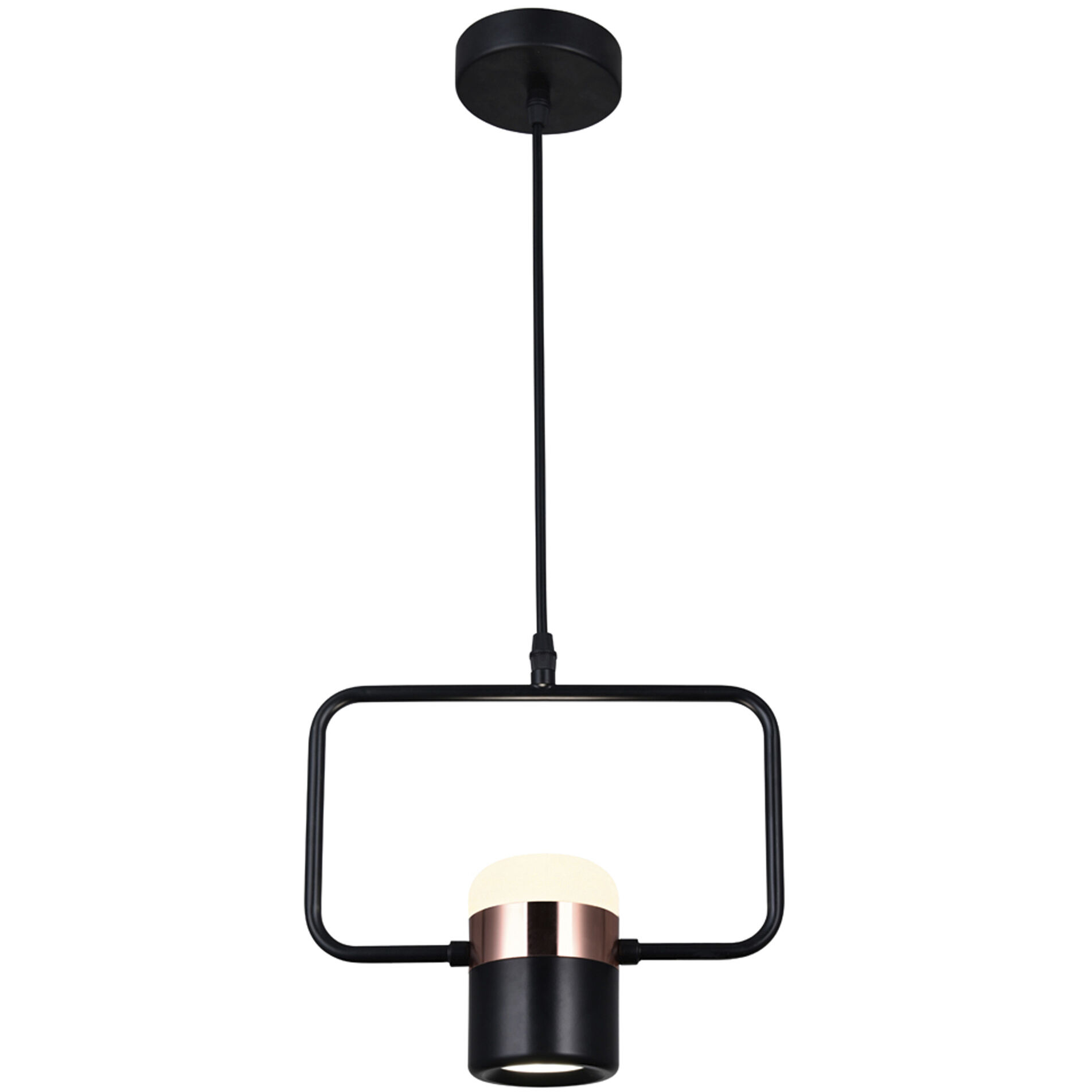 Moxie LED 3 inch Black Down Mini Pendant Ceiling Light