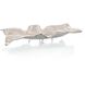 Draped Fabric 34 X 7 inch Bowl, Rectangular