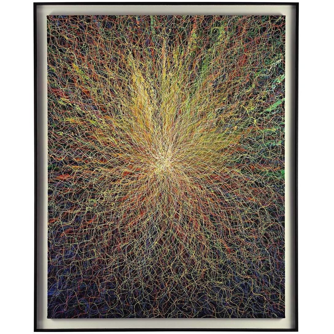 Cao Ping's Threshold 59 X 47.5 inch Oils and Original Art