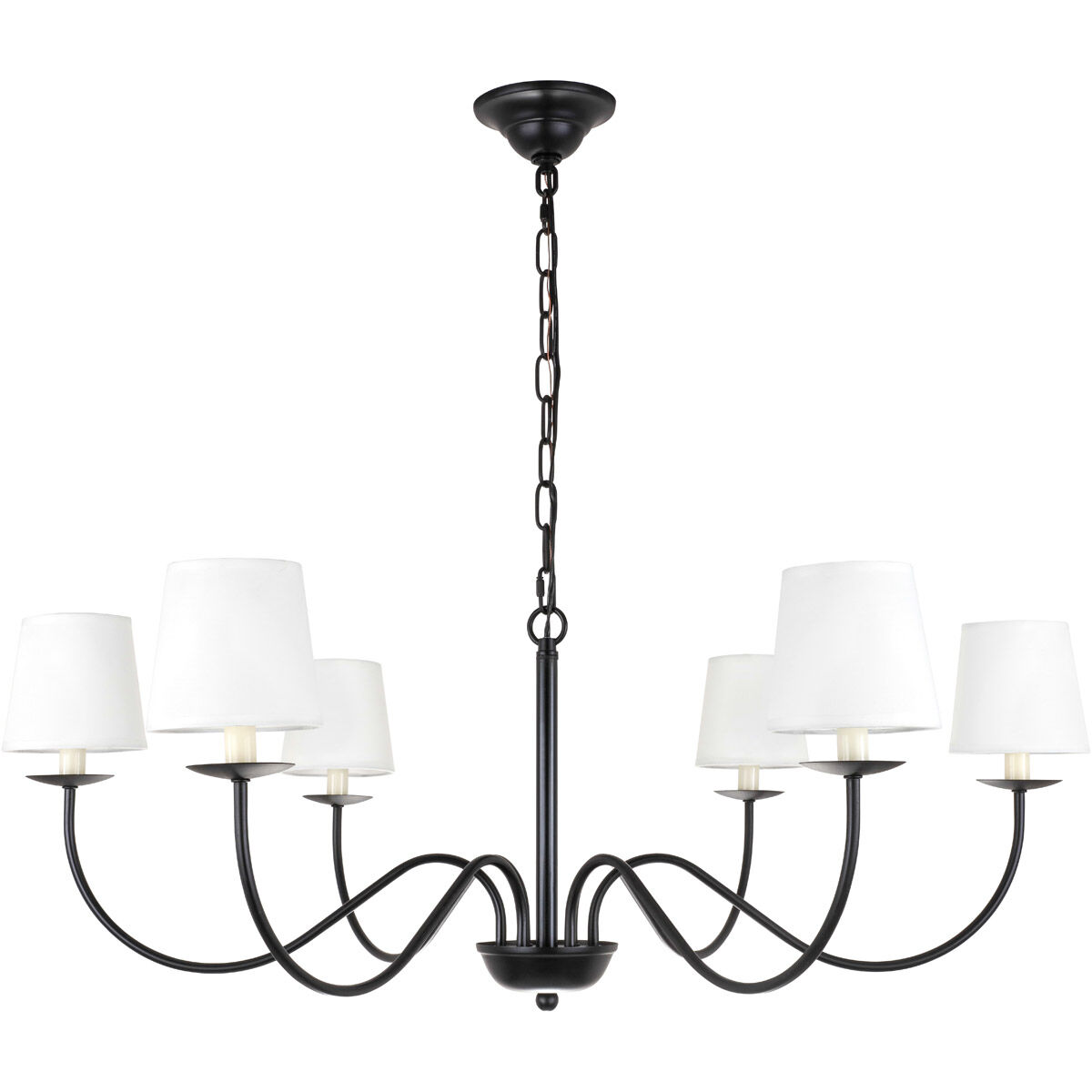 Eclipse 6 Light 37.00 inch Chandelier