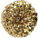 Button Flower Gold Wall Art