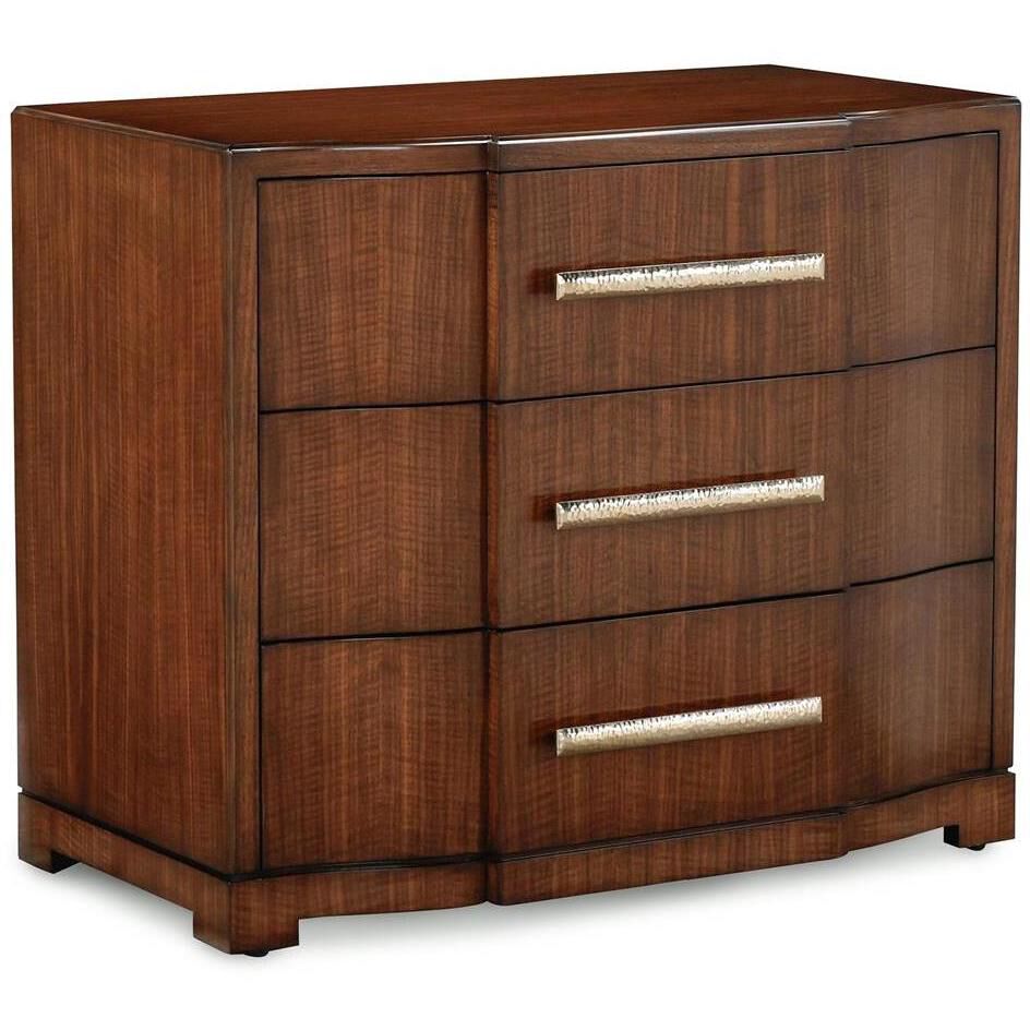 Marcello 36 X 30.5 inch Nightstand, Three-Drawer