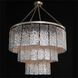 Twilight 16 Light 35.5 inch Silver Chandelier Ceiling Light, Slumped Glass