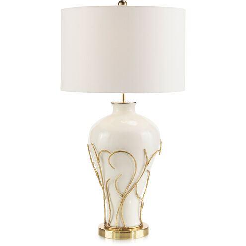 Leah White Table Lamp Portable Light