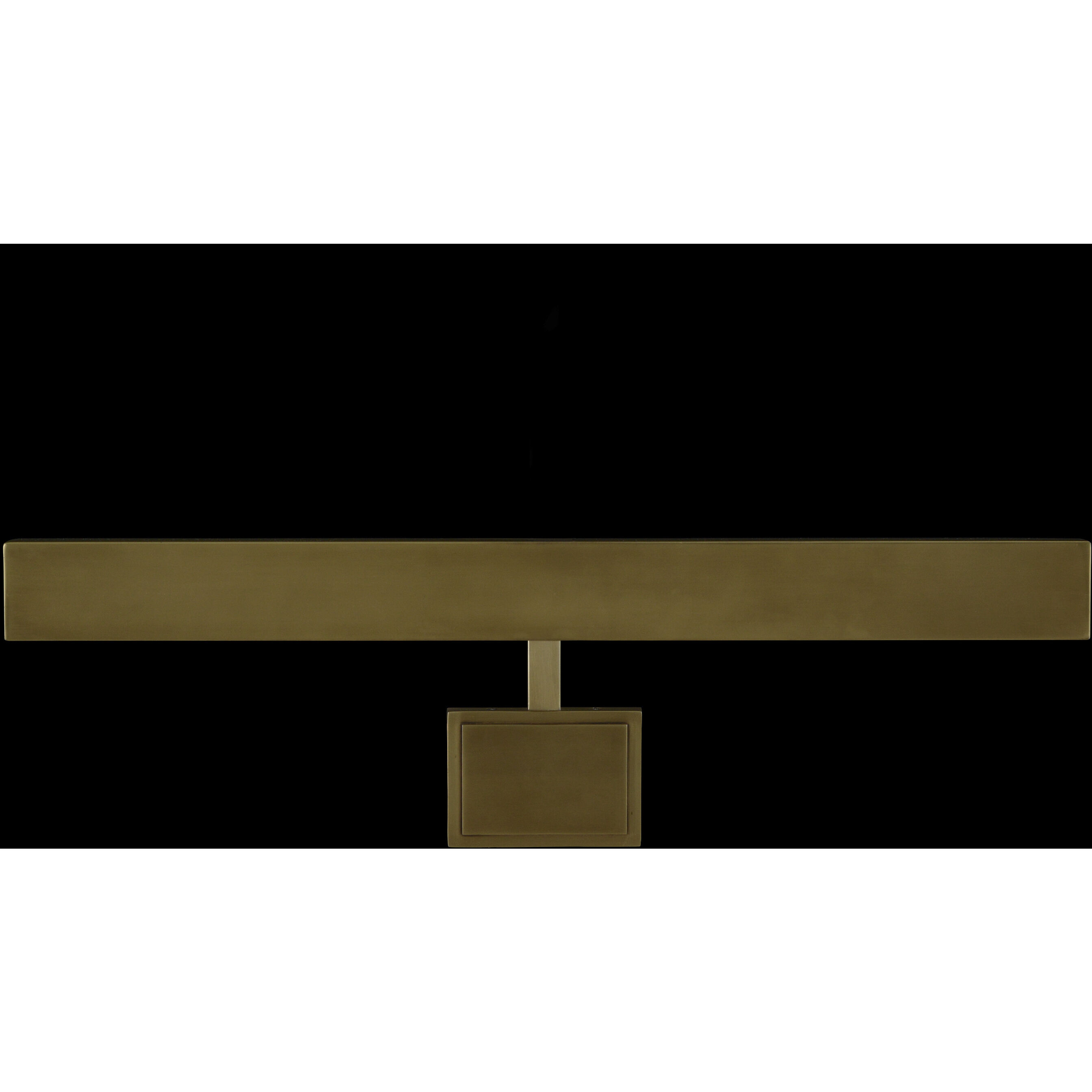 Leah 0 watt Antique Brass Picture Light Wall Light