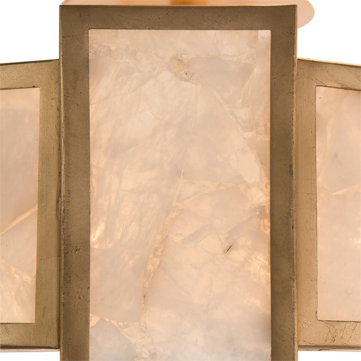 Calcite 6 Light 20 inch Gold Leaf Semi Flush Mount Ceiling Light
