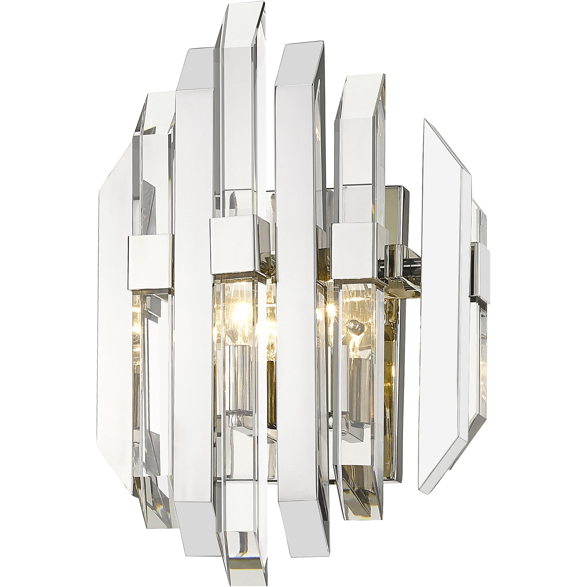 Bova 2 Light 11.5 inch Polished Nickel Wall Sconce Wall Light