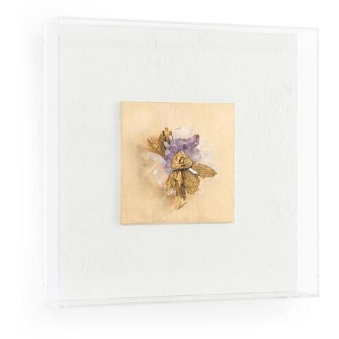 Celestite II Amethyst Shadow Box, 3D