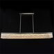 Boreal 72 inch Nickel Horizontal Chandelier Ceiling Light