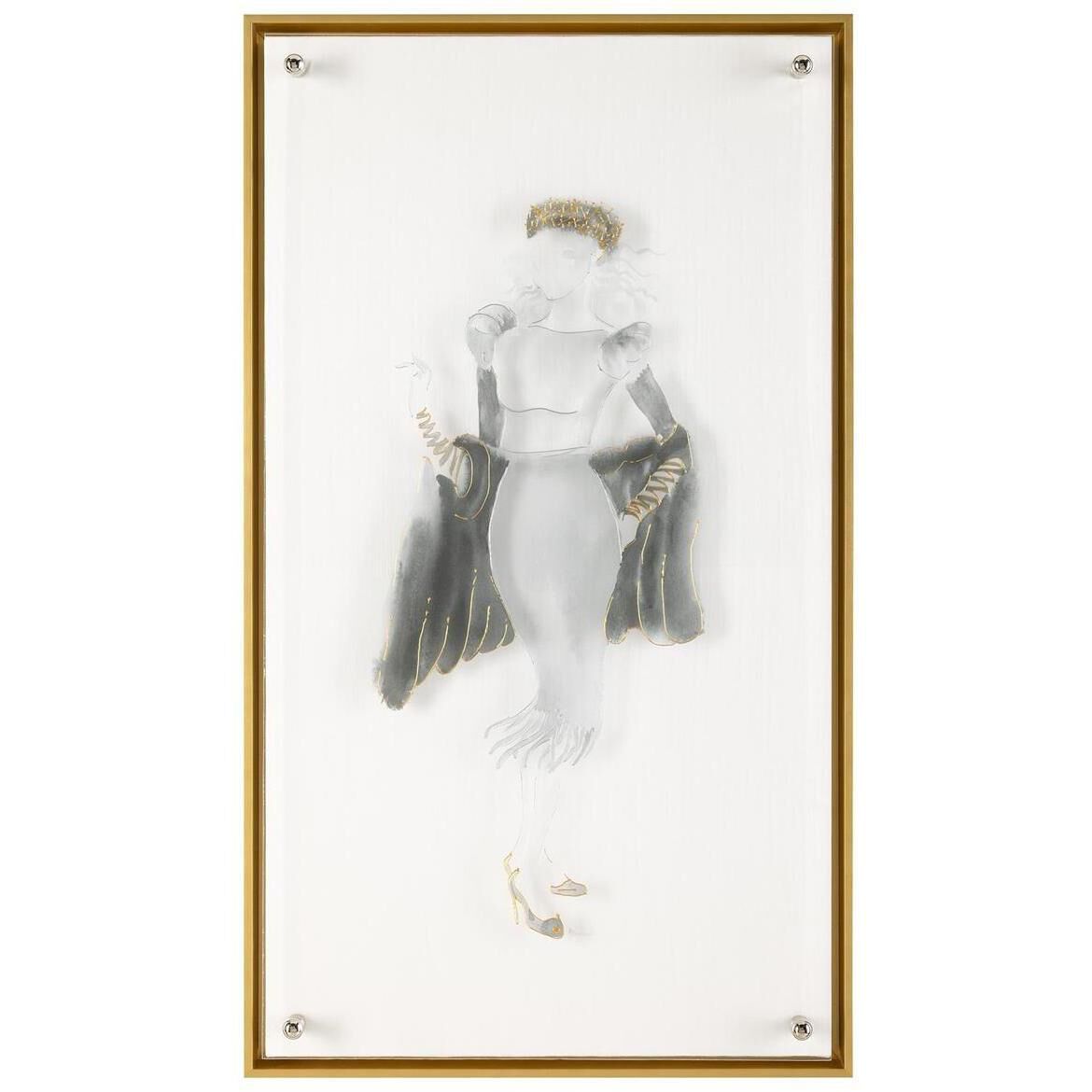 Deborah Pearce's Couture Noir 37.62 X 21.62 inch Giclee in VI