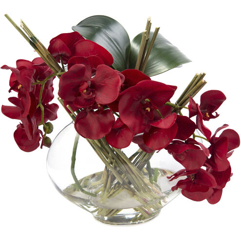 Leah Red Decorative Flower