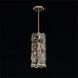 Array 2 Light 7 inch Silver Champagne Pendant Ceiling Light, Small