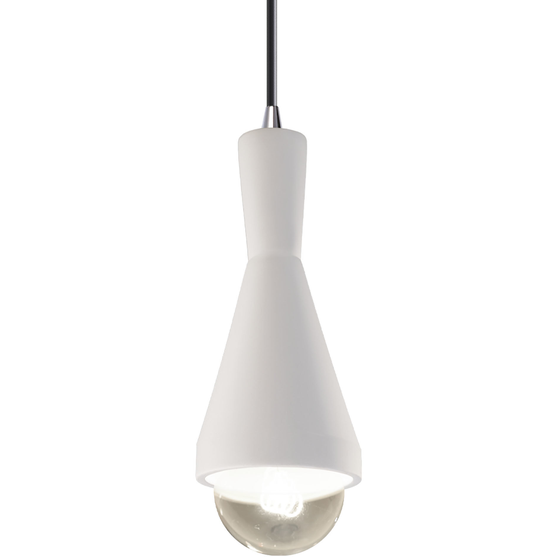 Radiance Collection LED 5 inch Antique Patina with Brushed Nickel Pendant Ceiling Light