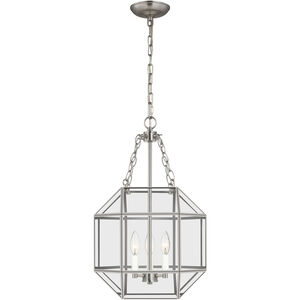 Suzanne Kasler Morrison 3 Light 13.5 inch Brushed Nickel Pendant Ceiling Light