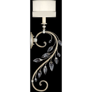Crystal Laurel Wall Sconce Wall Light in Silver, No Shade