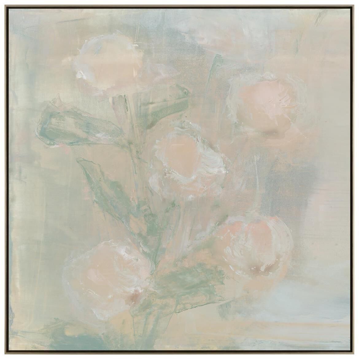 Carol Benson-Cobb's Fiori 55.12 X 55.12 inch Giclee, Fiori in Blush, Large
