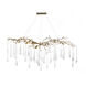 Leah 9 Light 19 inch Brass Chandelier Ceiling Light