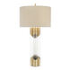 Leah 36 inch 150.00 watt Brass Table Lamp Portable Light