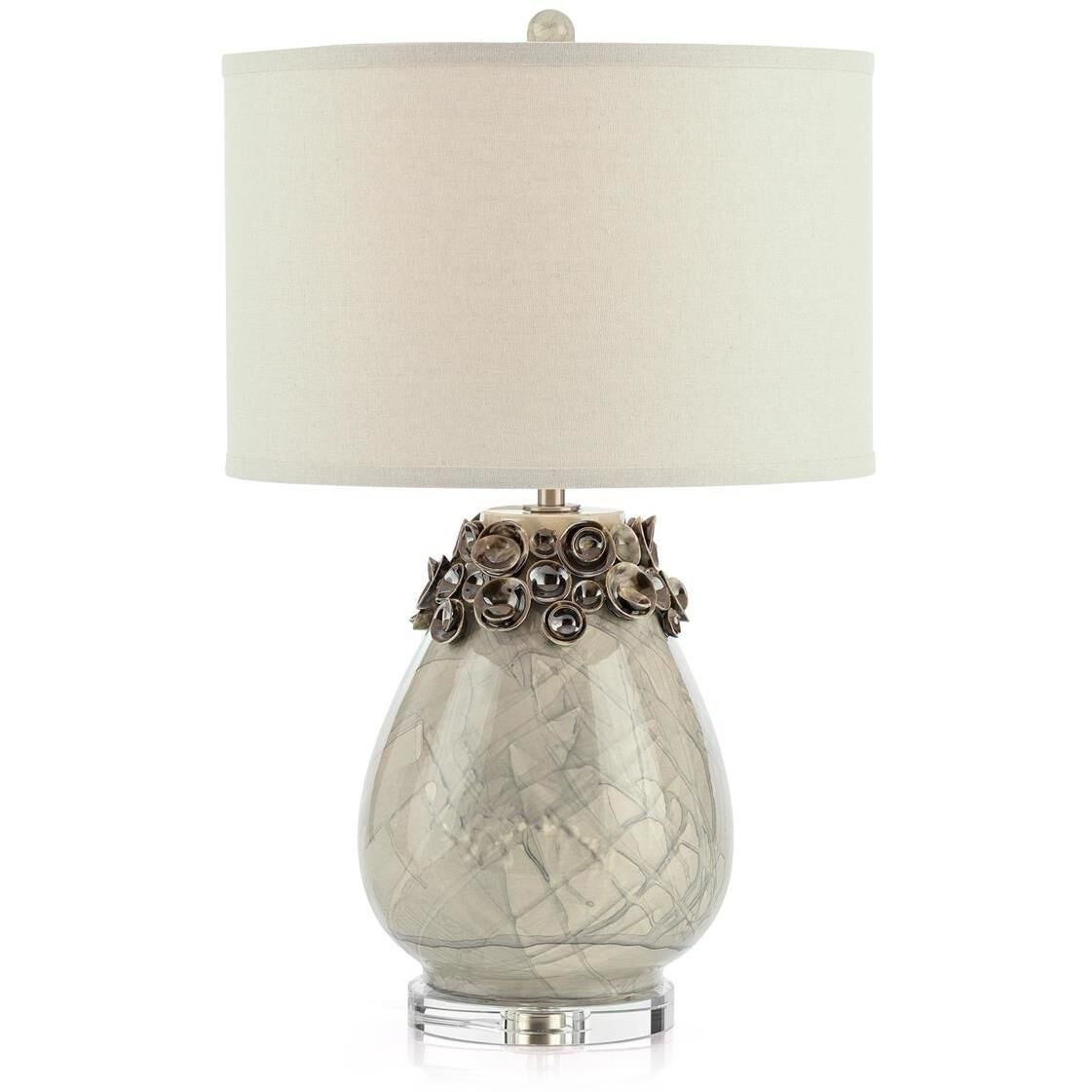 Porcelain Blooms 27 inch Table Lamp Portable Light