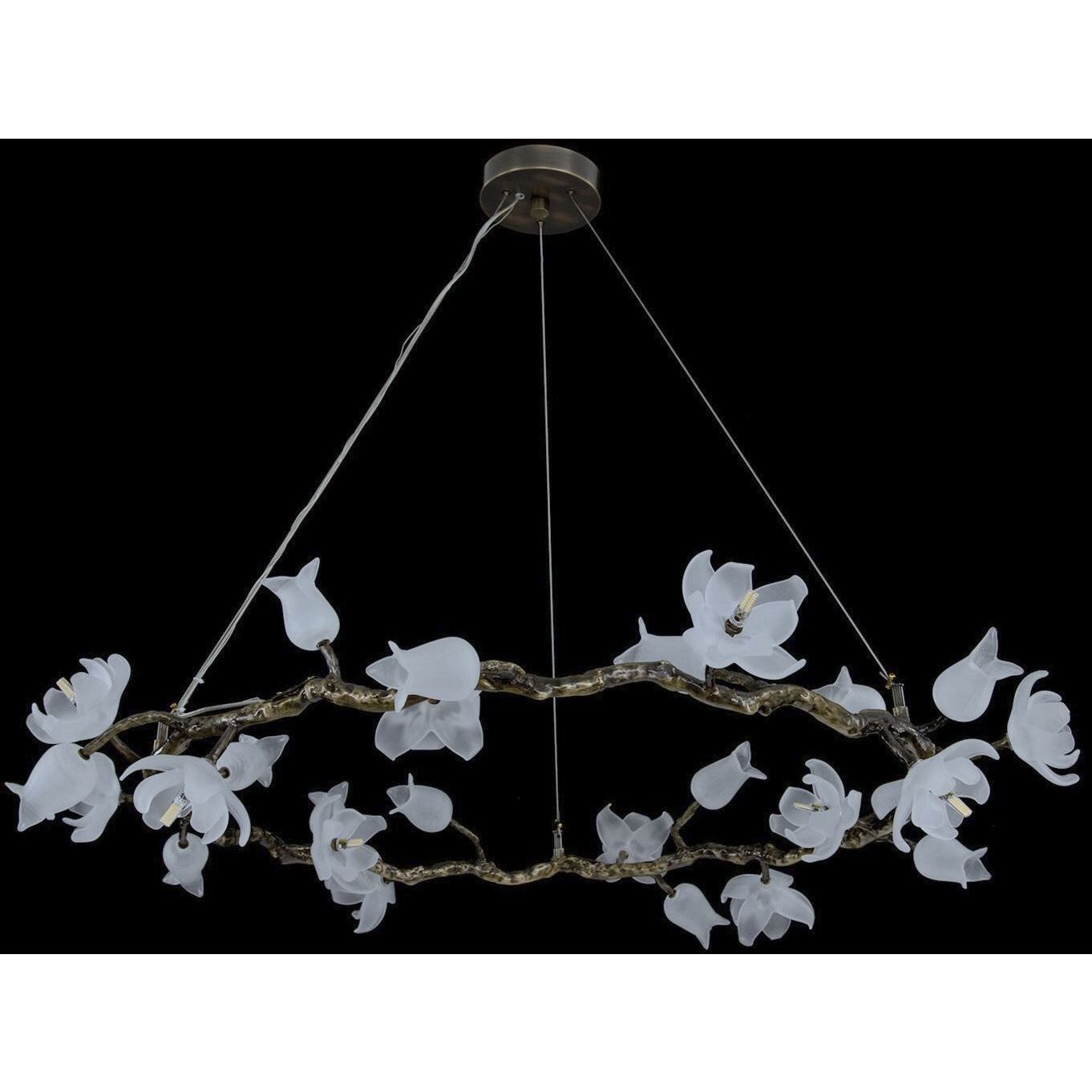 Churippu LED Bronze Chandelier Ceiling Light