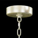 Churippu 21 Light Silver Leaf Chandelier Ceiling Light