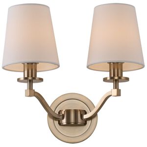 Curva Wall Sconce Wall Light in Brushed Champagne Gold