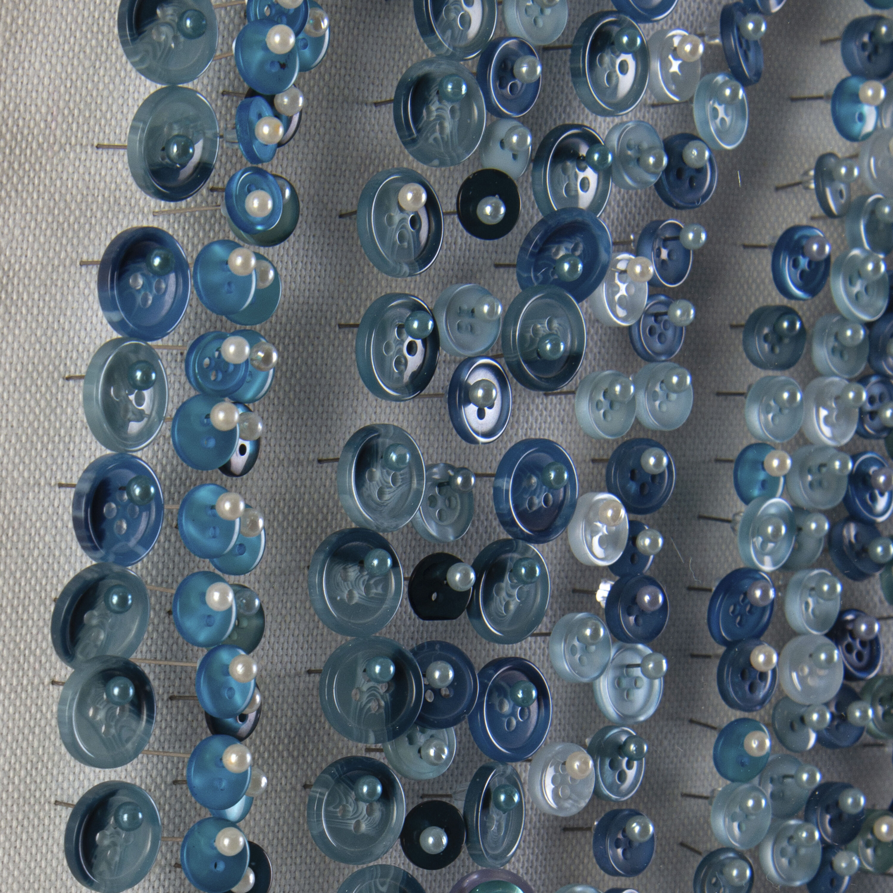 Tony Fey's Layers of Tranquility I 32 X 32 inch Abstract Art 