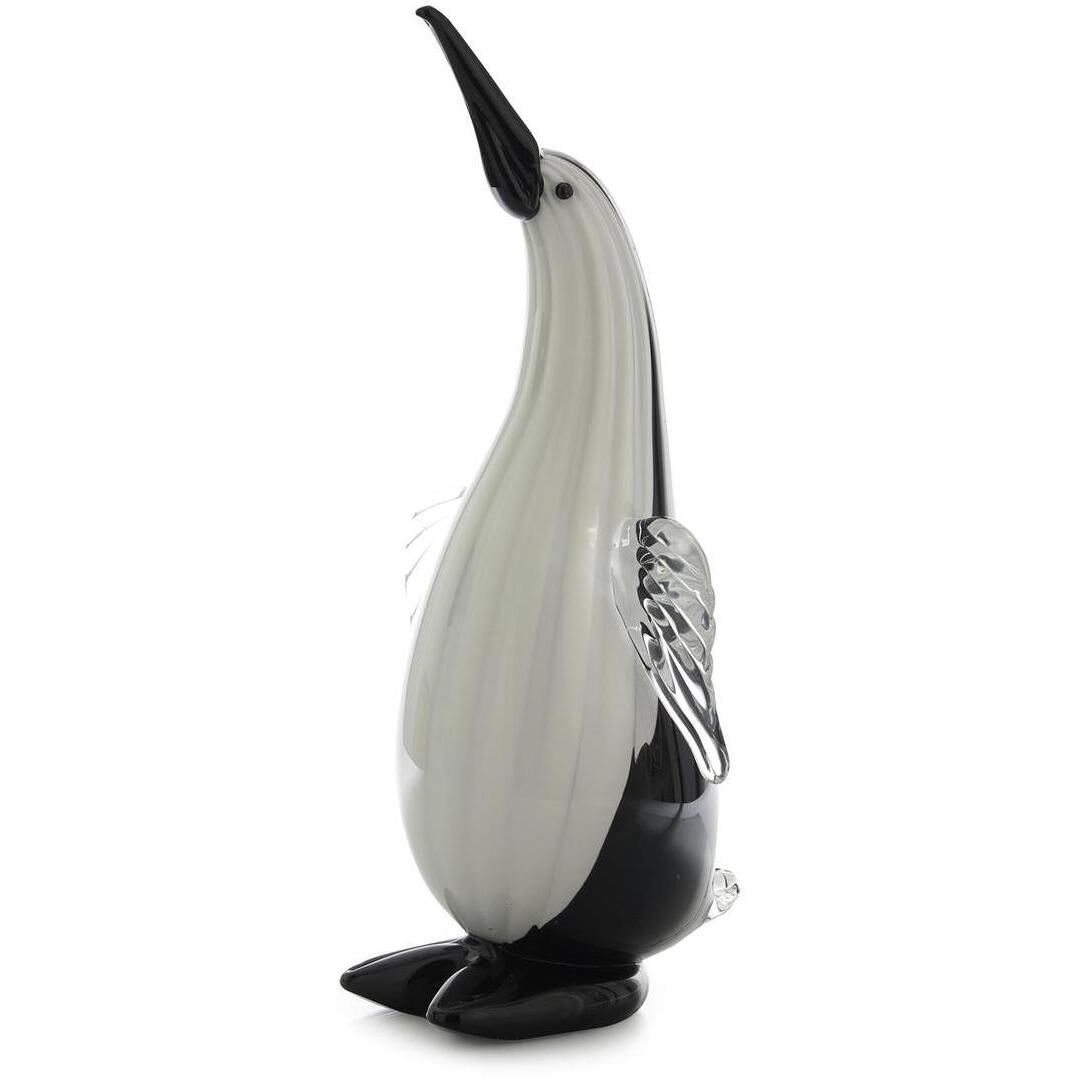 Glass Penguin 18 X 8 inch Sculpture, Large