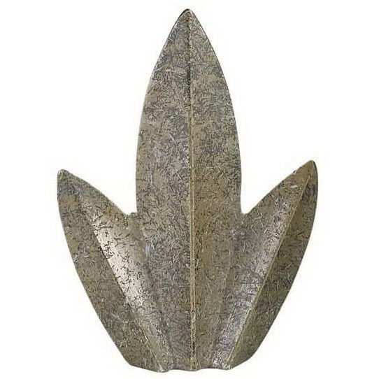 Leaf Matte Rust Finial