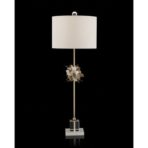 Organic Gold and White Buffet Lamp Portable Light