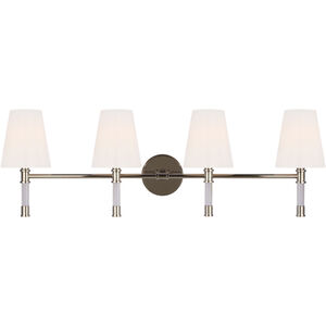 C&M by Chapman & Myers Hanover 4 Light 34.13 inch Bathroom Vanity Light