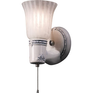 American Classics 1 Light 5 inch Polished Brass and Celadon Green Crackle Wall Sconce Wall Light