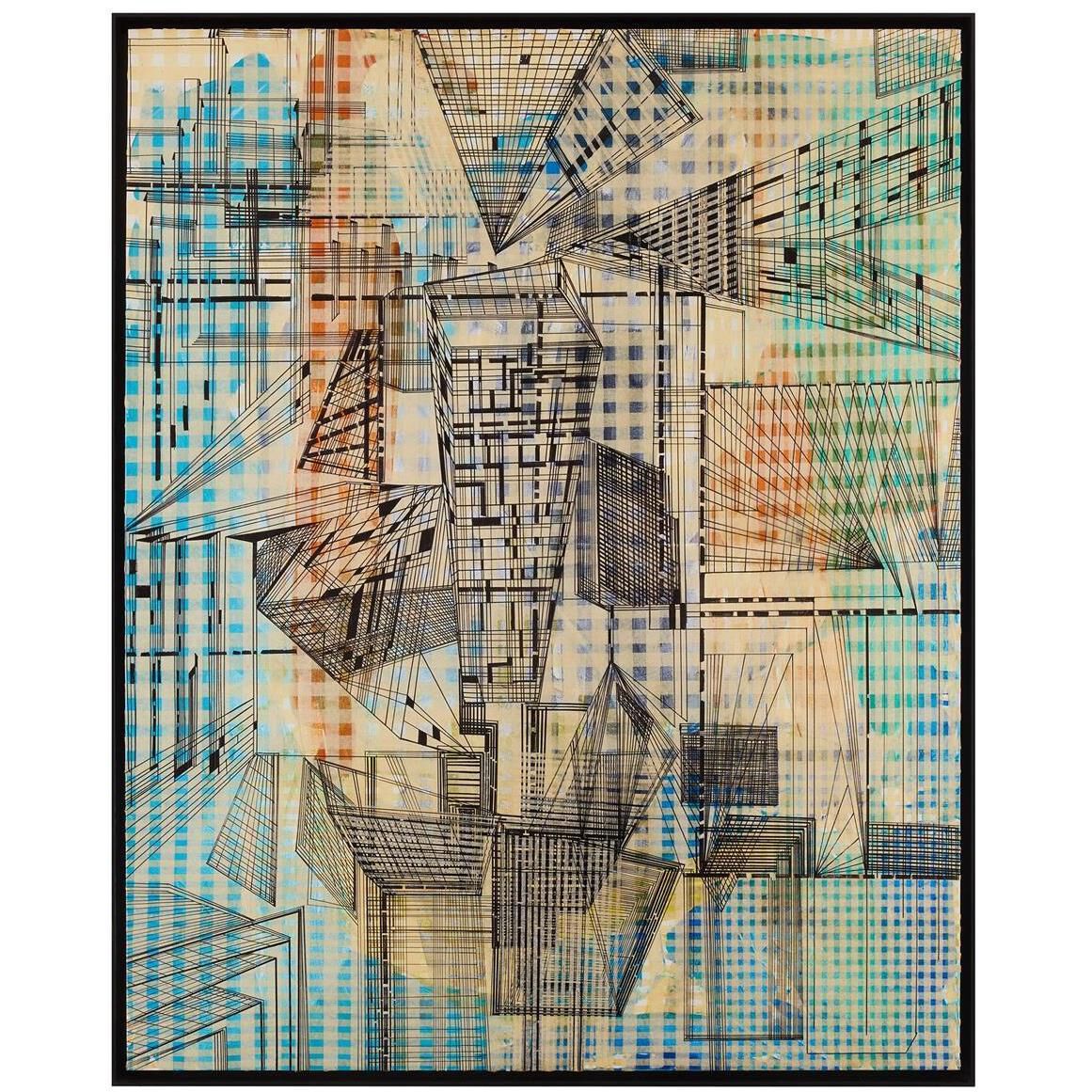 Teng Fei's Point of Arrival 61 X 49 inch Oils and Original Art, II