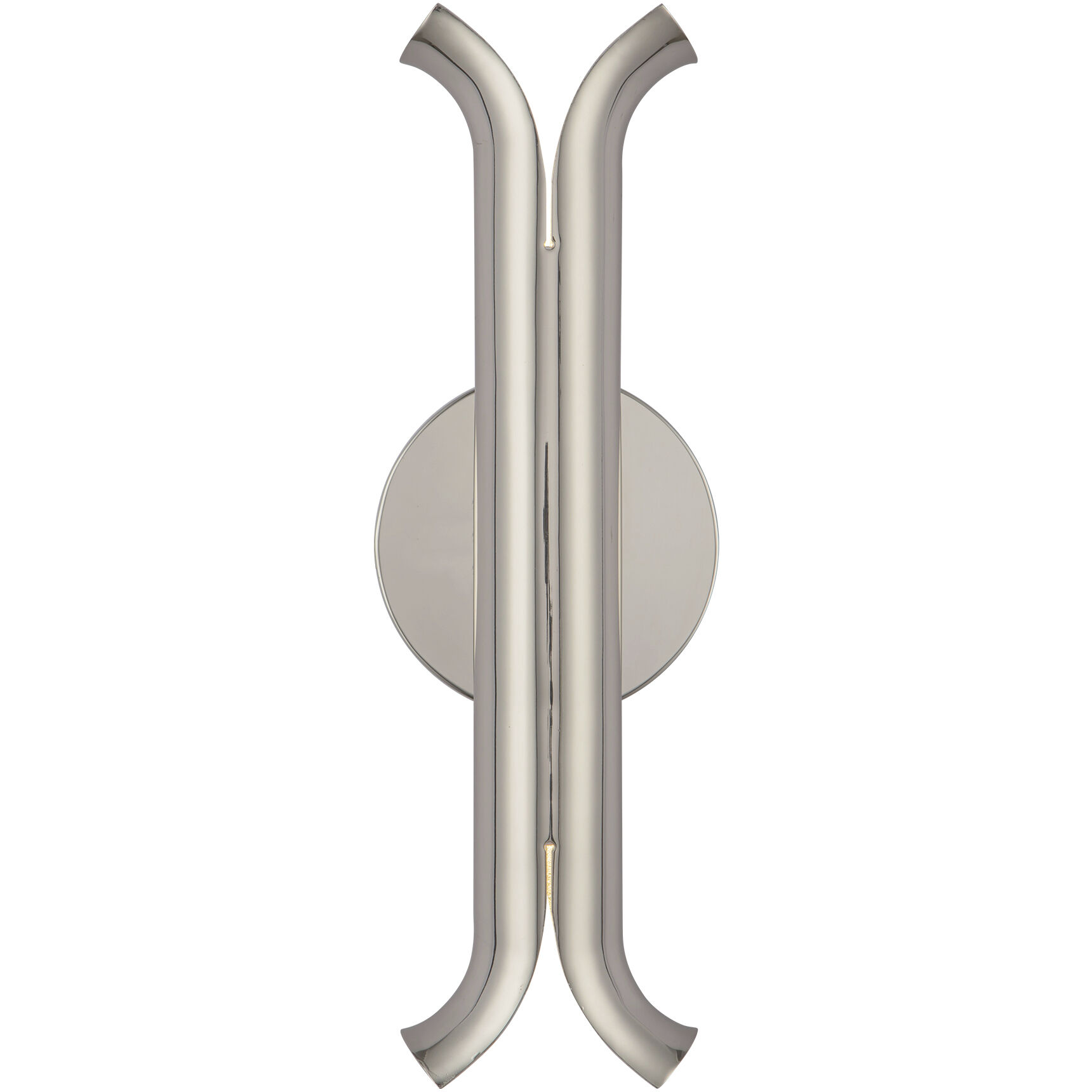 Husk Wall Sconce Wall Light in Polished Nickel