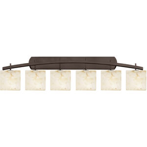 Alabaster Rocks 6 Light 56.00 inch Bathroom Vanity Light