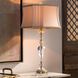 Crystal 33.5 inch 60.00 watt Clear and Brass Table Lamp Portable Light