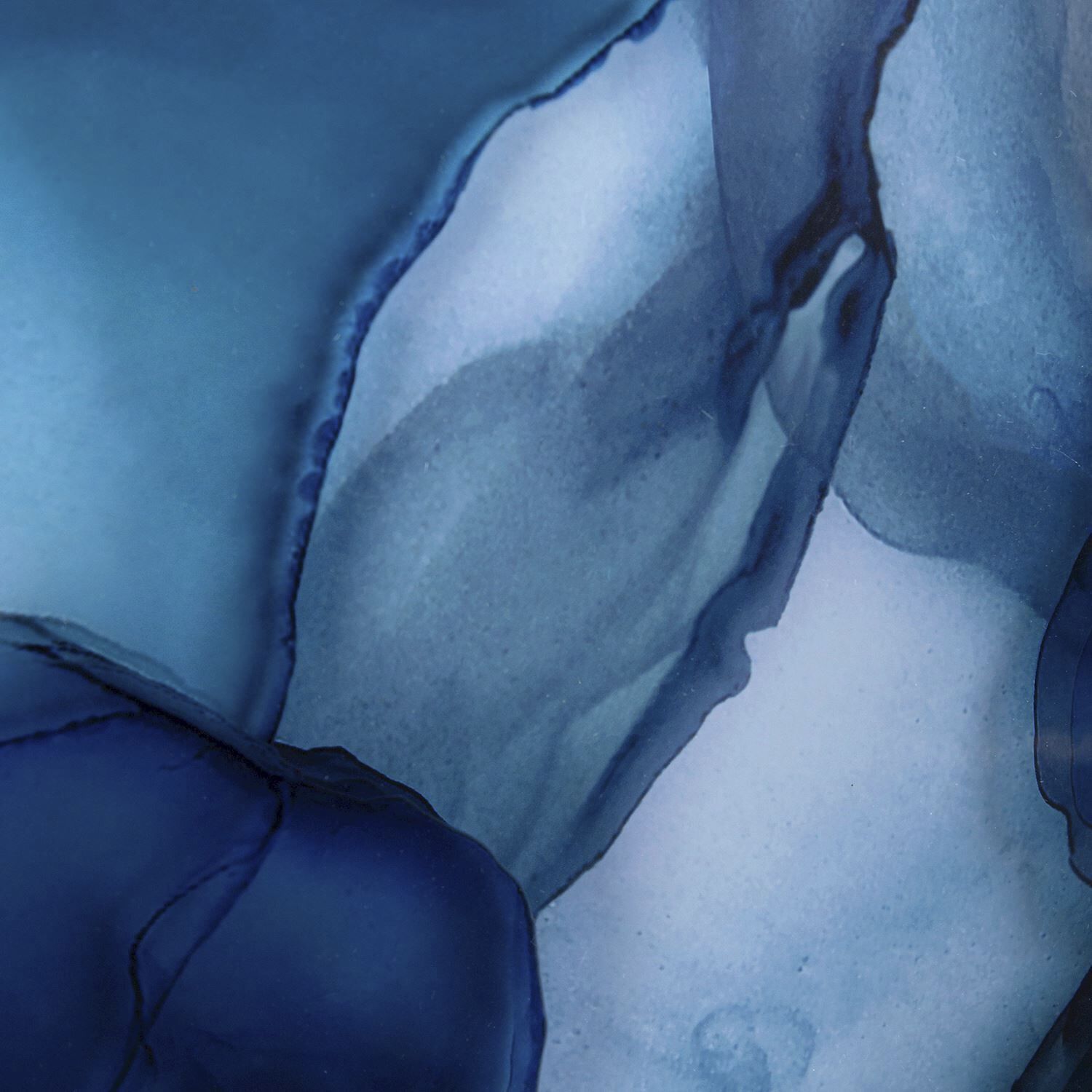 Tony Fey's Beyond the Blue Veil 39.75 X 39.75 inch Abstract Art