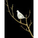 Leah White and Brass Wall Sconce Wall Light