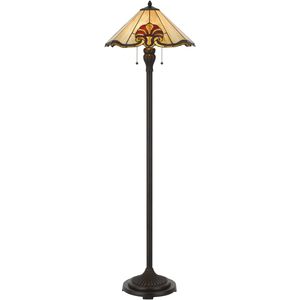 Tiffany 59 inch 60.00 watt Tiffany Floor Lamp Portable Light