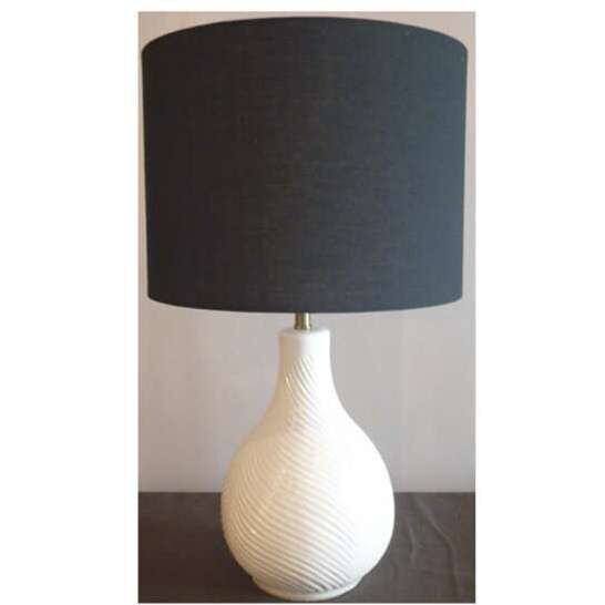 Bejamin 21.5 inch 60 watt White Table Lamp Portable Light