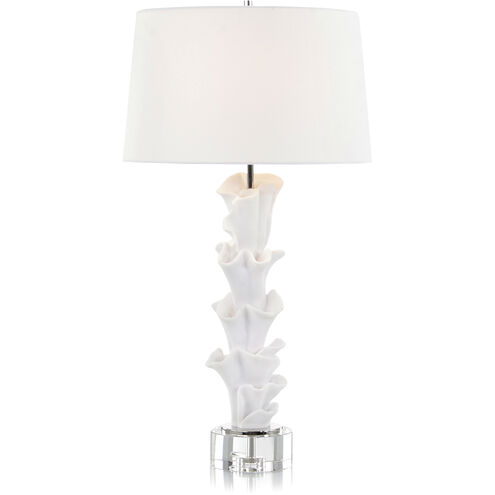 Leah White Table Lamp Portable Light