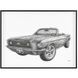 Tony Fey's Classic Cruiser 48.5 X 37 inch Oils and Original Art