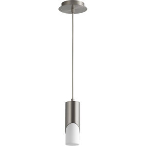 Ellipse LED 3 inch Satin Nickel Pendant Ceiling Light