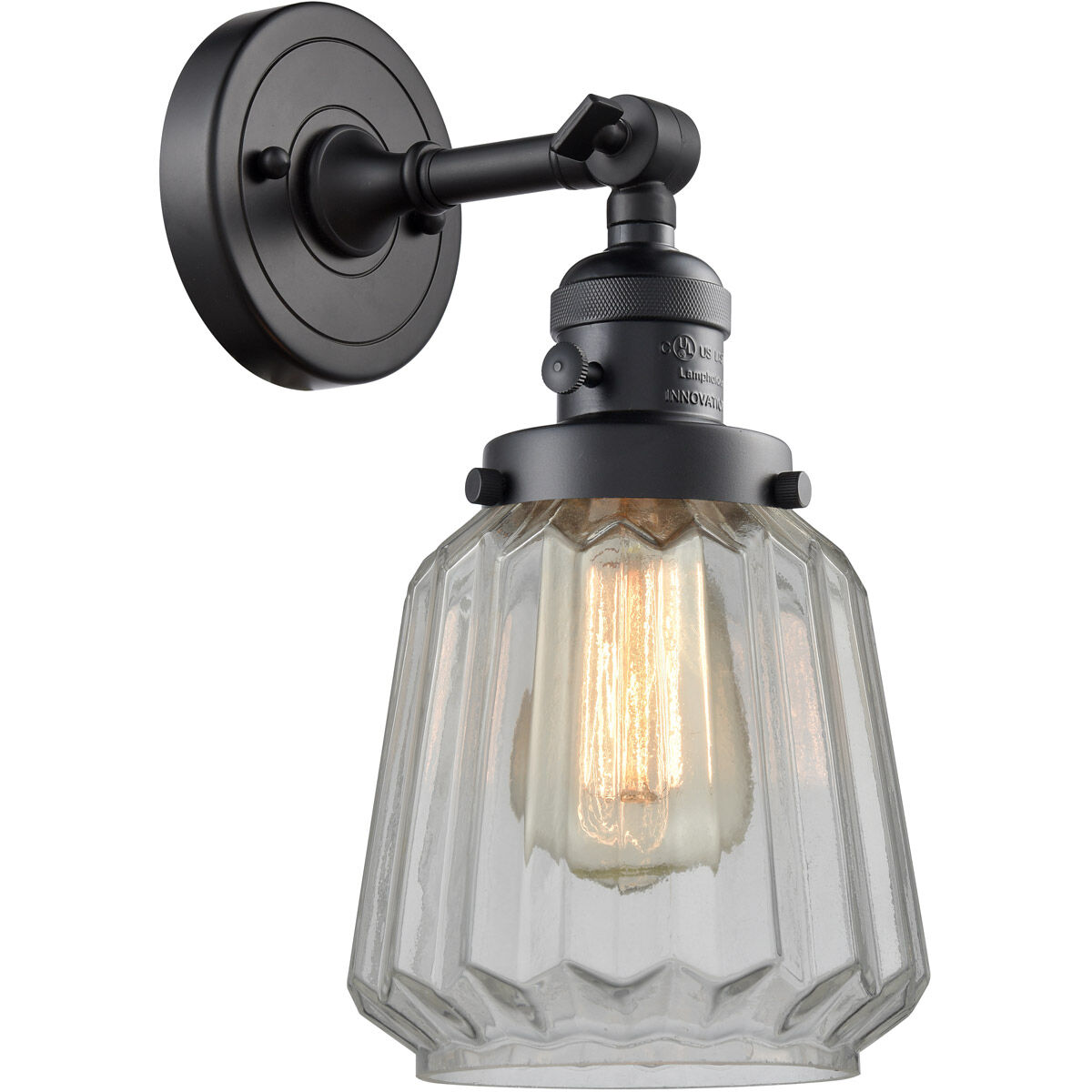 Franklin Restoration Chatham LED 6 inch Matte Black Sconce Wall Light, Franklin Restoration
