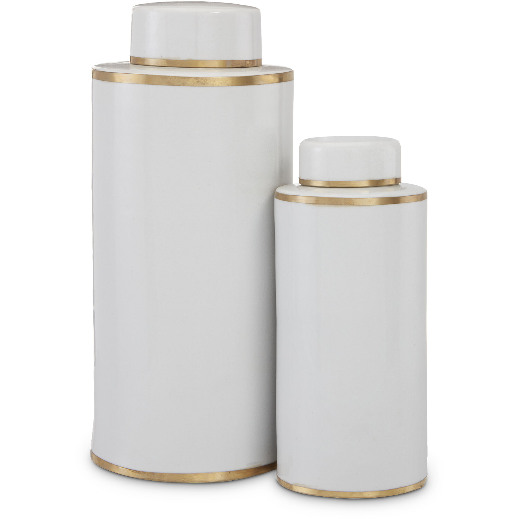 Chloe 16.5 X 7 inch Tea Canisters, Set of 2