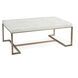 Rectangular 48 X 18.5 inch Antique Brass Coffee Table, Rectangular