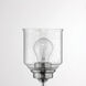 Acadia 3 Light 25 inch Satin Nickel Vanity Light Wall Light