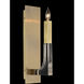Acrylic 1 Light Acrylic And Brass Wall Sconce Wall Light