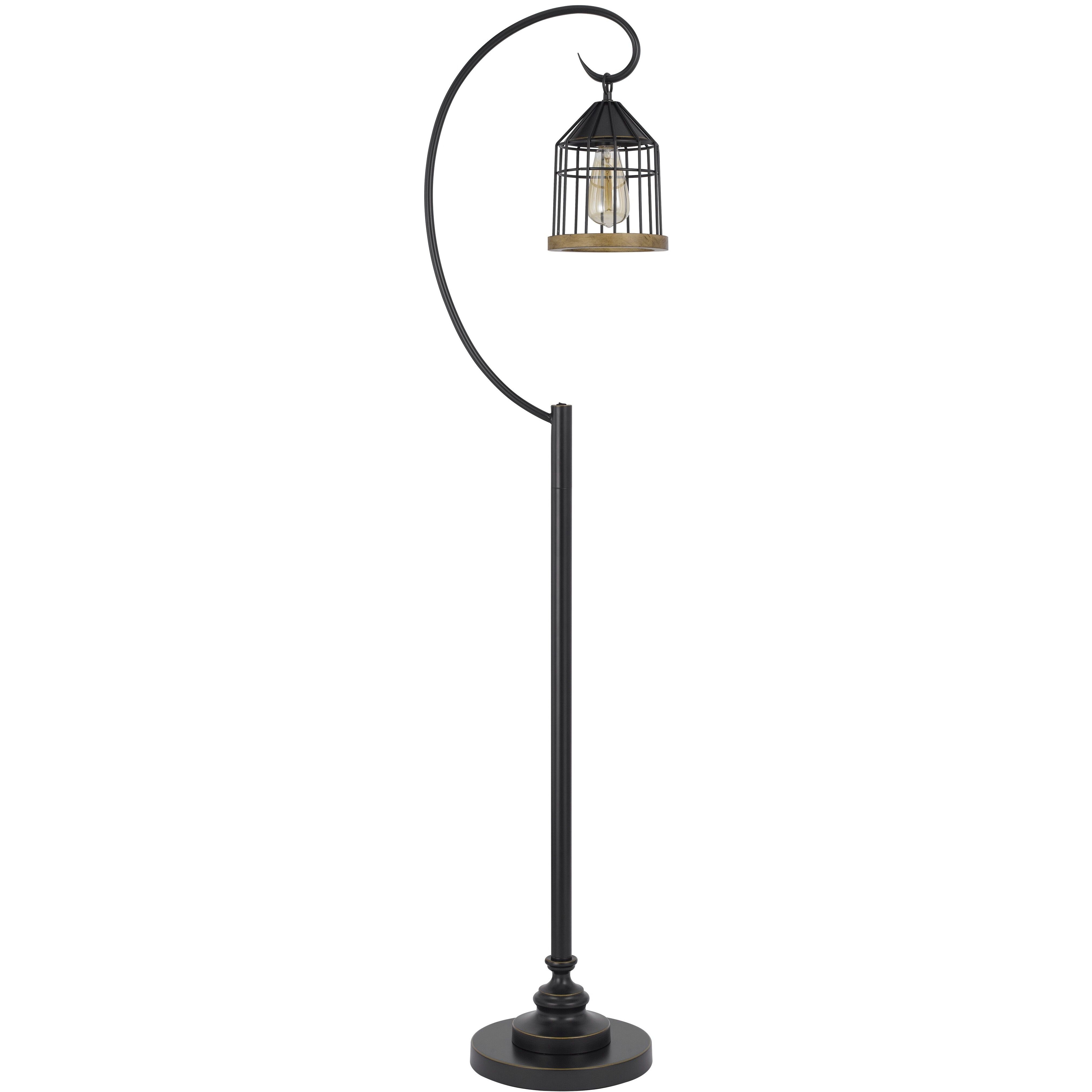 Valparaiso 63 inch 60.00 watt Dark Bronze Floor Lamp Portable Light